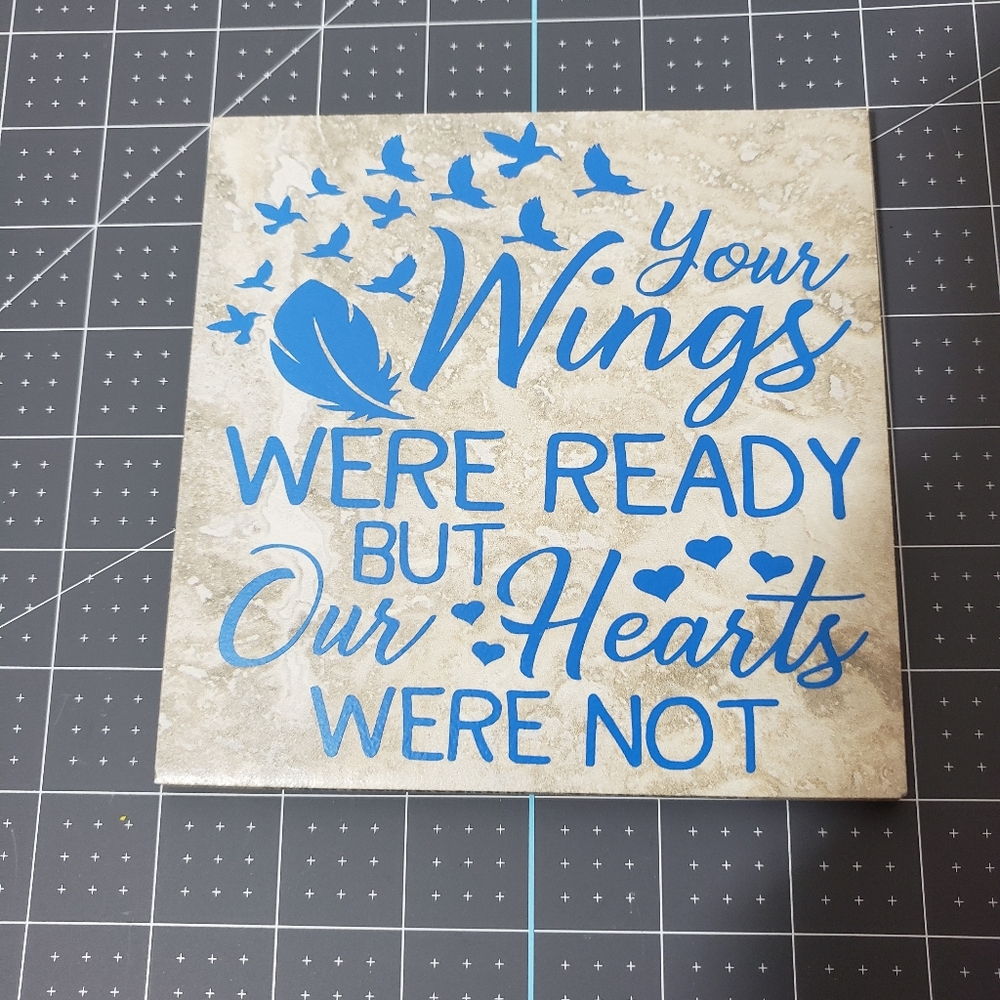 Your wings were ready but our hearts were not quot